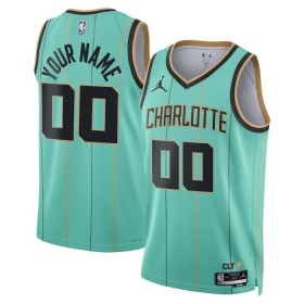 Dres Charlotte Hornets Prilagođeni Jordan 2024-25 City Edition Teal Swingman